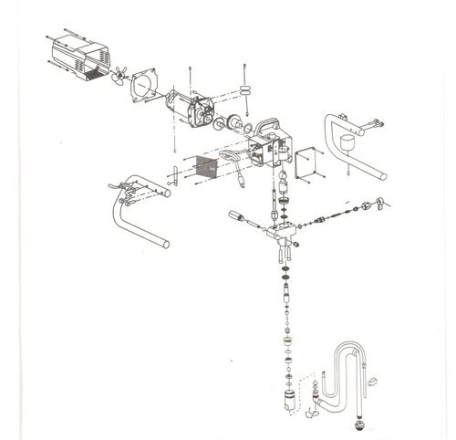 drawing for 6640i Titan model airless machine